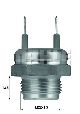 WILMINK GROUP temperatūros jungiklis, radiatoriaus ventiliatoriu WG1265970